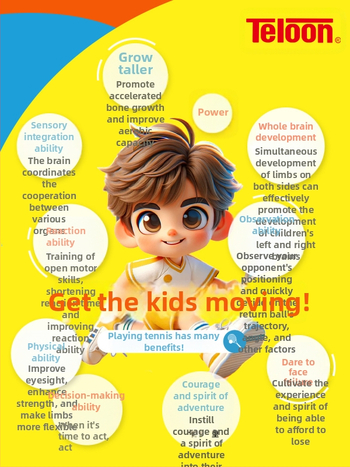 Tianlong детска тенис ракета за начинаещи – предварително опъната, алуминиева рамка, найлонови струни