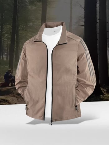 UV zaštita vanjska odjeća za tinejdžere, tanak najlon smjesa, SPF 50+, brzo sušenje, prozračna, stojeći ovratnik.