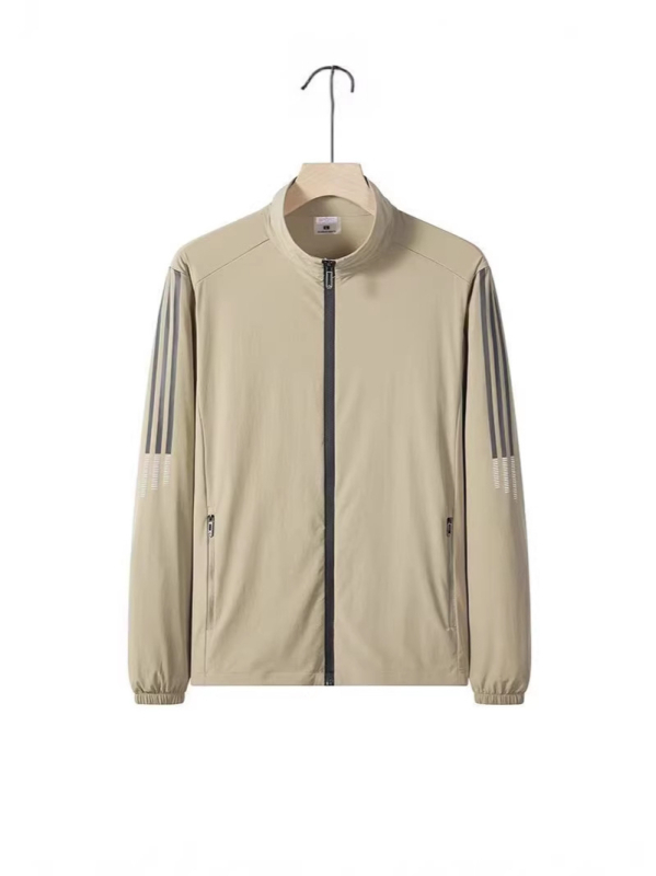 UV zaštita vanjska odjeća za tinejdžere, tanak najlon smjesa, SPF 50+, brzo sušenje, prozračna, stojeći ovratnik.