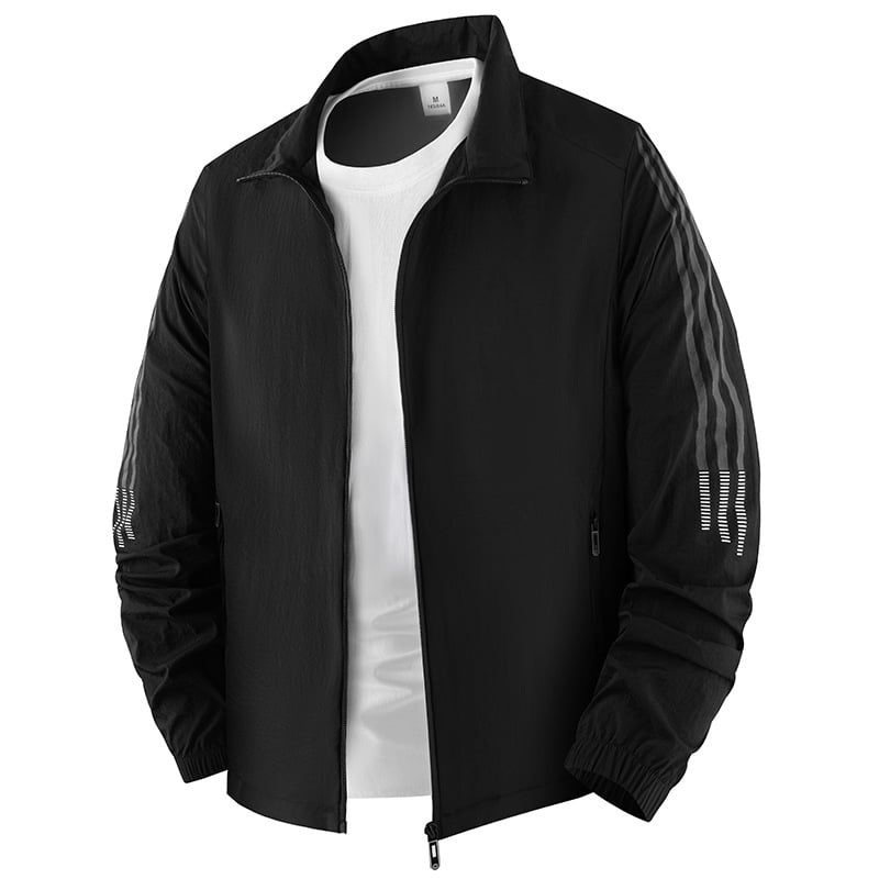 UV zaštita vanjska odjeća za tinejdžere, tanak najlon smjesa, SPF 50+, brzo sušenje, prozračna, stojeći ovratnik.