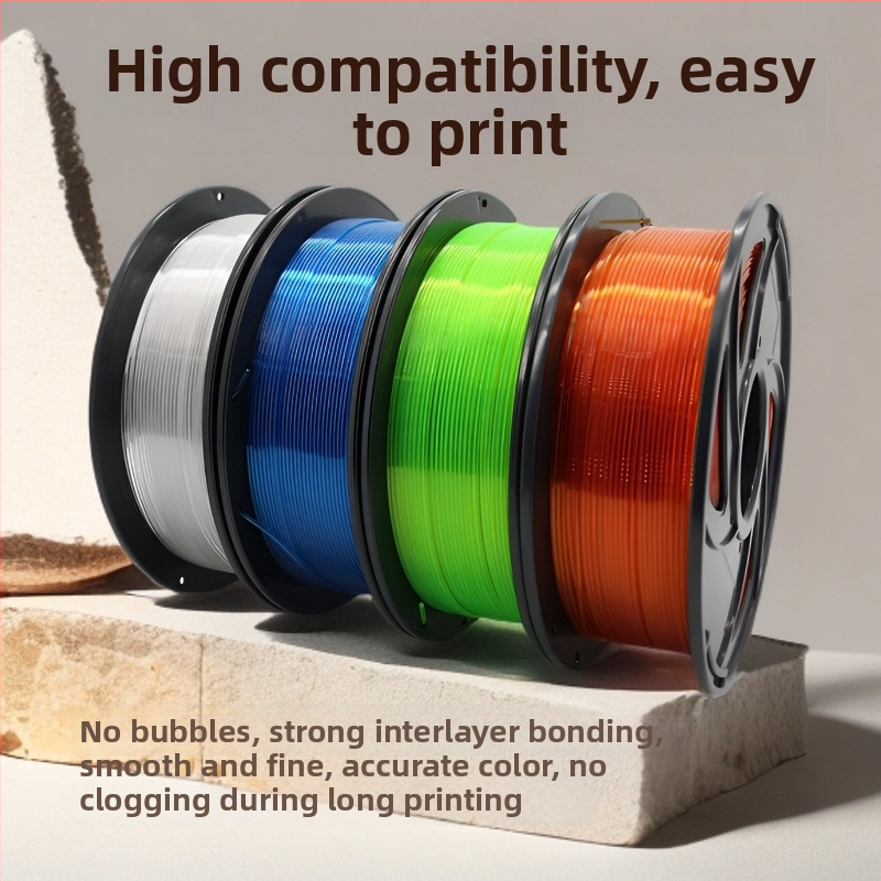 Filament pre 3D tlač PETG, PETG003, kruhový priečny rez, približne 330 m dĺžky, hustota 1.29–1.40 g/cm³