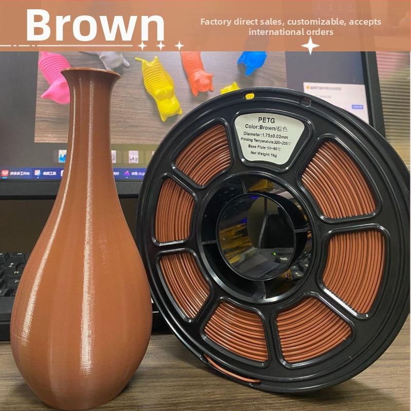 3D nyomtató patron PETG, PETG003, kör keresztmetszet, hossz körülbelül 330 m, denzitás 1.29–1.40 g/cm³