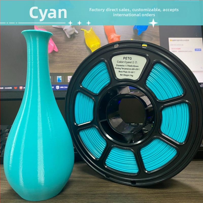 3D nyomtató patron PETG, PETG003, kör keresztmetszet, hossz körülbelül 330 m, denzitás 1.29–1.40 g/cm³