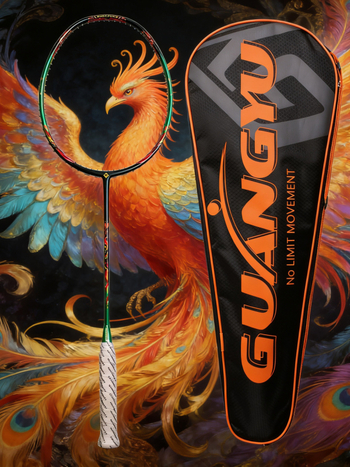 Ракета за бадминтон, карбонова рамка, тегло 80–84 g, дебелина на дръжката G5, директен удар, конкурентно ниво