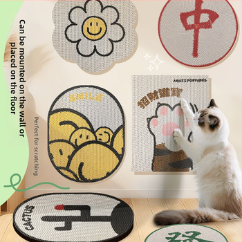 Πίνακας γρατσουνίσματος για γάτες με τοίχο — παχύτερος, ανθεκτικός σε γδαρίσεις και φθορές, ακρυλικός, απλό στυλ