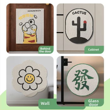 Πίνακας γρατσουνίσματος για γάτες με τοίχο — παχύτερος, ανθεκτικός σε γδαρίσεις και φθορές, ακρυλικός, απλό στυλ