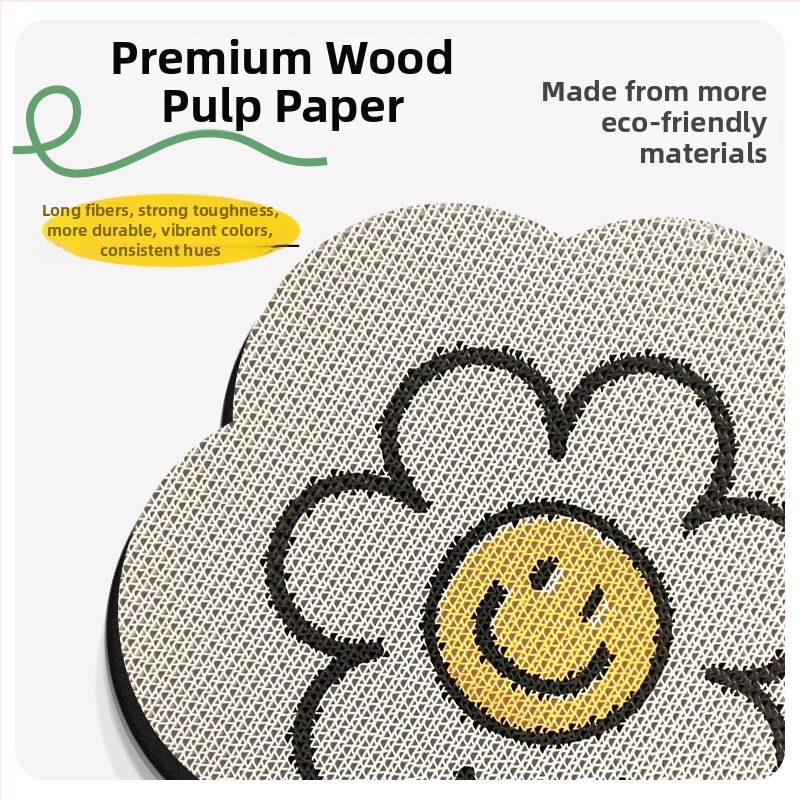 Nástenné škrabadlo pre mačky — zosilnené, odolné voči škrabancom a opotrebeniu, akryl, jednoduchý štýl