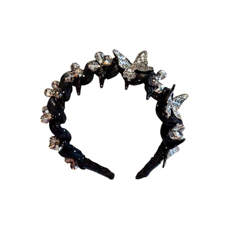 Ženska čelenka za kosu od akrila – ručna izrada, korejski stil, svjež i sladak izgled, jesen 2025