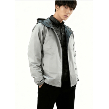 Férfi ultrakönnyű nylon termoszövet belső réteg téli belső réteghez, karcsú szabás, szélálló és vízlepergető, vékony anyag 101–120 g/m²