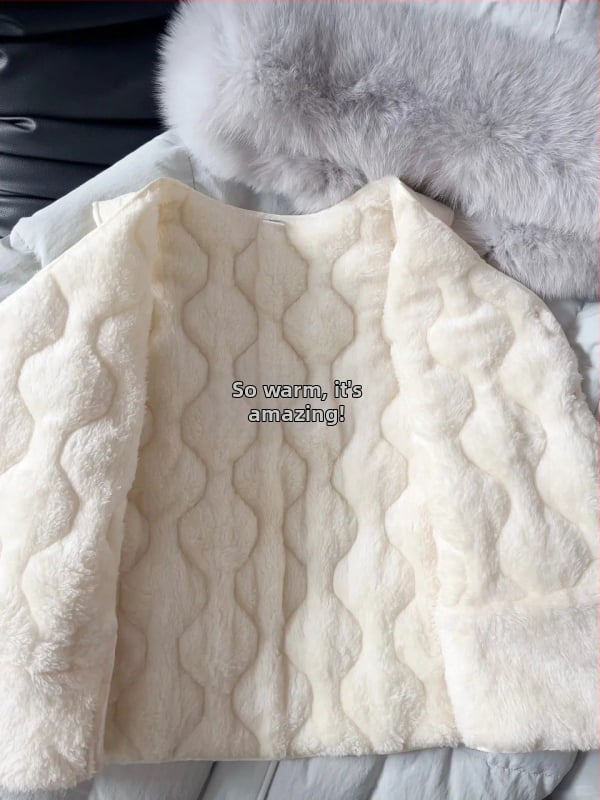 Дамска жилетка с подплата от флис, вълно-смесен материал, V-образно деколте, стандартна дължина, пълнеж от полиестер