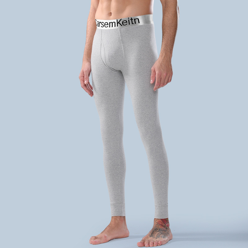 Férfi vékony pamut melegítő nadrág, karcsú szabás, lélegző, 95% pamut