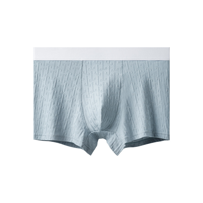 Muške bokserice od pamuka — bešavne, prozračne, antibakterijske, Jacquard tkanina
