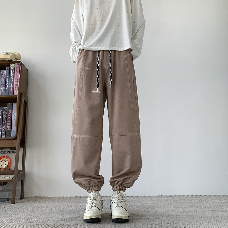 Farmerek egyenes szabású, középmagasságú derék, mikro-elasztikus, pamut anyag, őszi 2024 kiadás