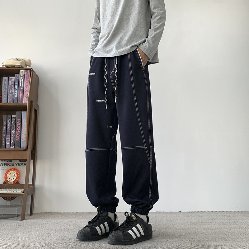 Farmerek egyenes szabású, középmagasságú derék, mikro-elasztikus, pamut anyag, őszi 2024 kiadás