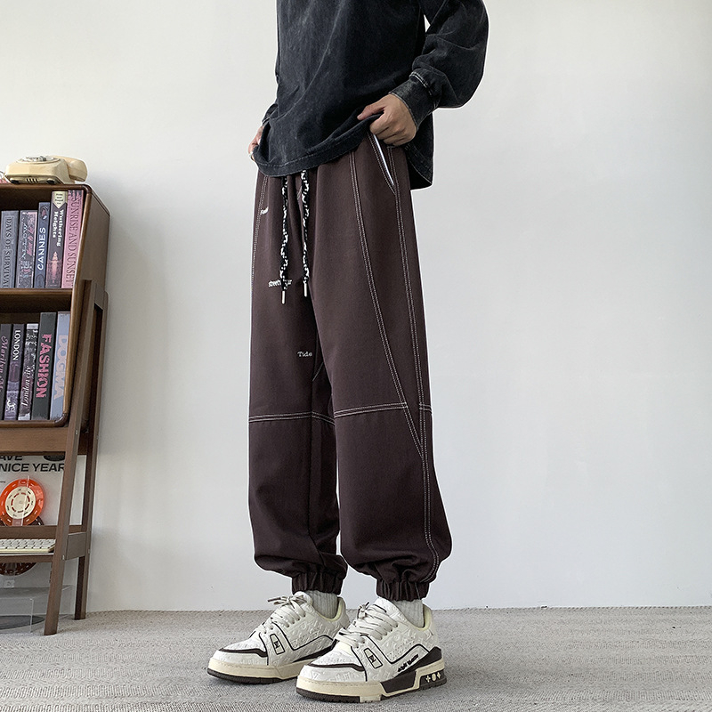 Farmerek egyenes szabású, középmagasságú derék, mikro-elasztikus, pamut anyag, őszi 2024 kiadás