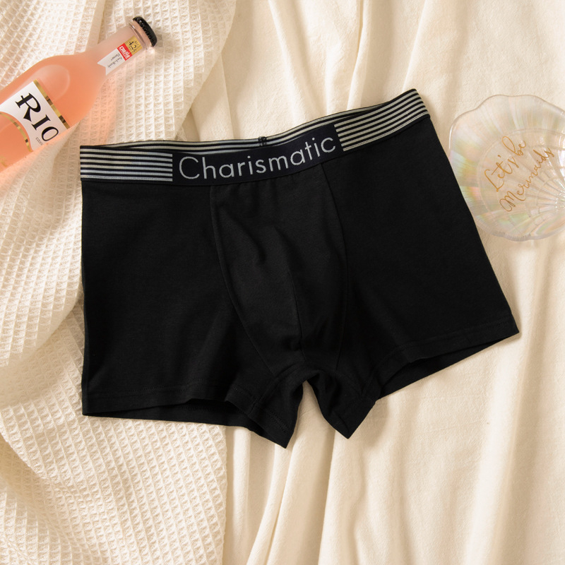 Ανδρικά boxer briefs από modal-βαμβάκι, αναπνεόμενα, μεσαίας τακούνια μέσης, επένδυση στην περιοχή βουβων από modal 30-50%