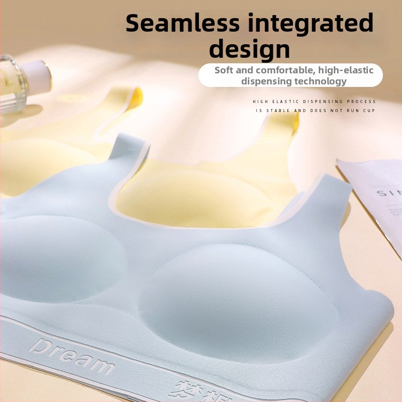 Χωρίς ραφές αθλητικό σουτιέν με στήριξη πλάτης — λεπτά διαμορφωμένες κύπελλες, πλήρη κύπελλα, σταθεροί διπλοί ιμάντες