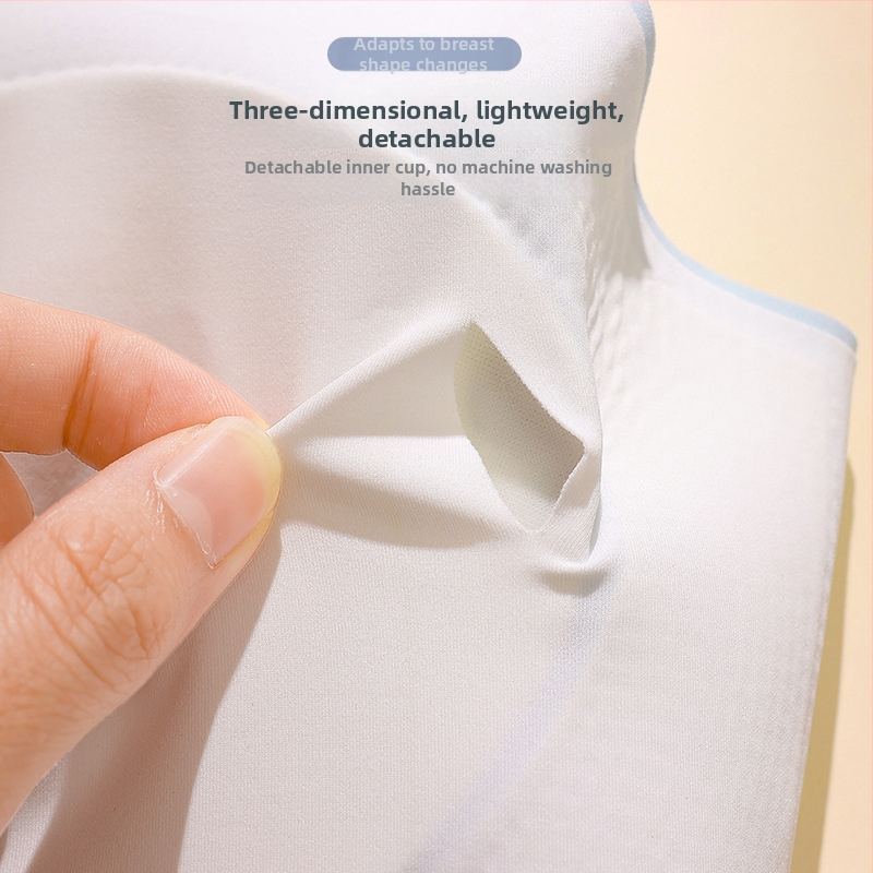 Χωρίς ραφές αθλητικό σουτιέν με στήριξη πλάτης — λεπτά διαμορφωμένες κύπελλες, πλήρη κύπελλα, σταθεροί διπλοί ιμάντες