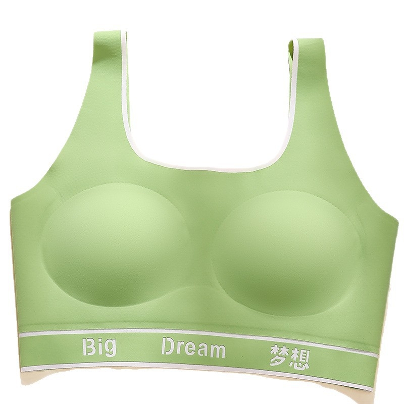 Χωρίς ραφές αθλητικό σουτιέν με στήριξη πλάτης — λεπτά διαμορφωμένες κύπελλες, πλήρη κύπελλα, σταθεροί διπλοί ιμάντες