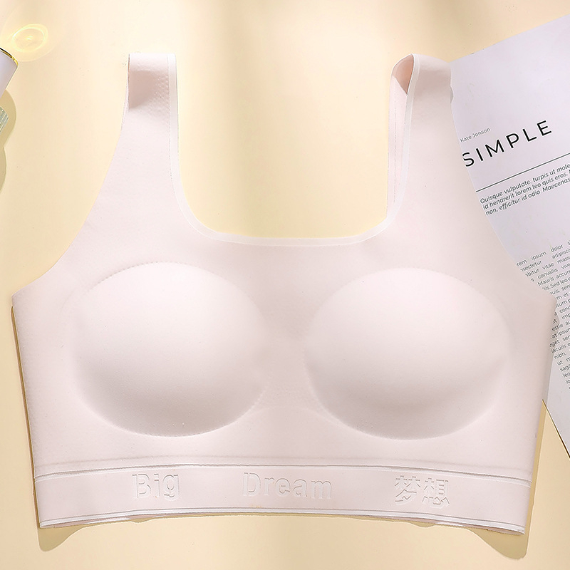 Χωρίς ραφές αθλητικό σουτιέν με στήριξη πλάτης — λεπτά διαμορφωμένες κύπελλες, πλήρη κύπελλα, σταθεροί διπλοί ιμάντες