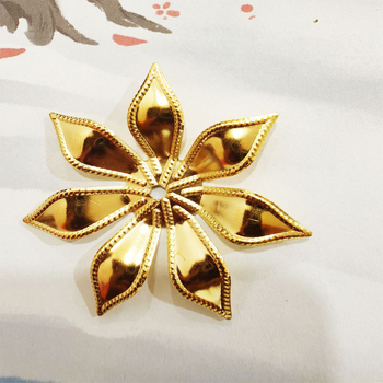 Metalna ukosnica za kosu s motivom feniksovog cvijeta, elektroplirano završnica, novi kineski stil, za žene
