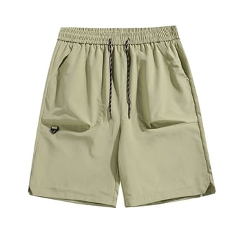 Muške cargo kratke hlače, ravnog kroja, kapri duljina, 100% poliester, više džepova, sportski stil