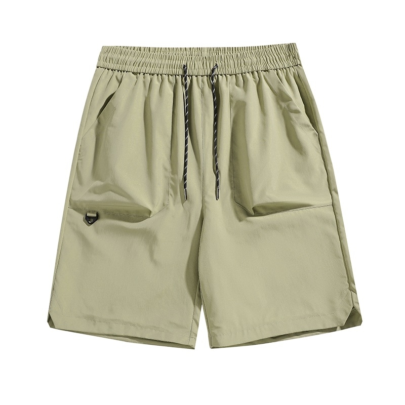 Muške cargo kratke hlače, ravnog kroja, kapri duljina, 100% poliester, više džepova, sportski stil