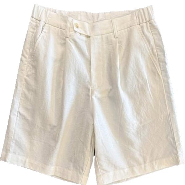 Muške šorceve od bambusovih vlakana za ljeto, lagane i prozračne, sa zip zatvaračem, visokim strukom, casual stil