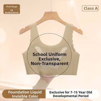 Detská súprava spodného prádla pre dievčatá (camisole a podprsenka) z nylonu 72% / spandex 28%, pre deti nad 8 rokov, leto 2025, bezpečnostná úroveň Trieda A