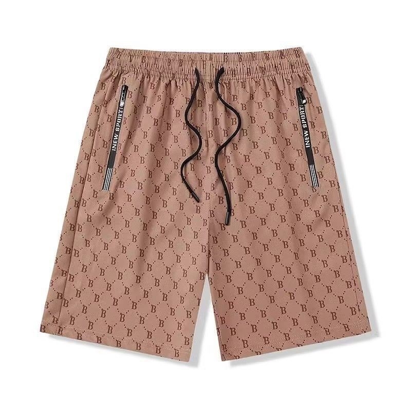 Casual muške ljetne šorceve od ice-silk, velike veličine, opuštene krojenje, tanke i prozračne, ravni kroj, sa šniringom za struk, mladenački stil