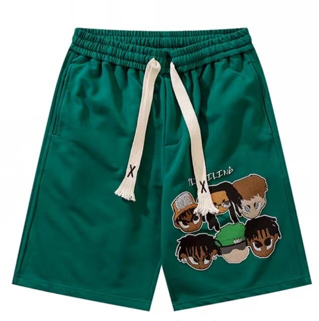 Tinejdžerske ljetne šorceve, labav kroj, poliester, korejski stil, sportska namjena