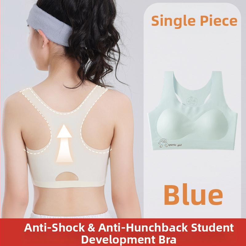 Sportski top za djevojčice s oblikovanim košaricama, Ice Silk/Nylon, 12–16 godina