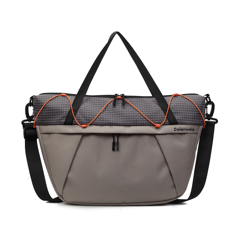 Torba za jogu i fitness — torba od platna s podstavom od poliestera, uzorak usklađenih boja, urban minimalistički stil, prozračna unisex torba