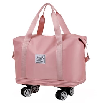 Növelhető utazó hátizsák száraz–nedves szétválasztással, 56-75L kapacitás, Oxford szövet külső, poliészter bélés, uniszex