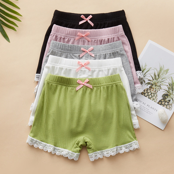 Lányok számára biztonsági modal nadrágok – vékony nyári alsónemű, 95% modal, 3–8 éveseknek