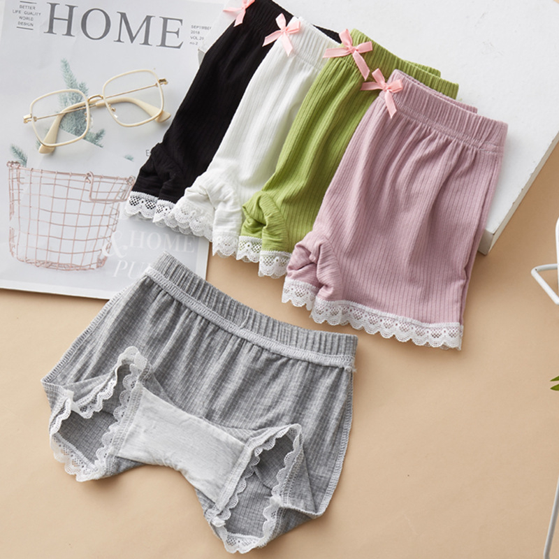 Lányok számára biztonsági modal nadrágok – vékony nyári alsónemű, 95% modal, 3–8 éveseknek