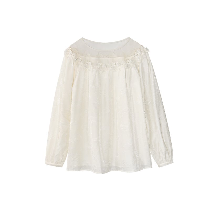 Blúz kapucnival és francia stílusban | poliészter anyag | paneles patchwork kivitel | lazított szabás | hosszú ujjú | kerek nyak