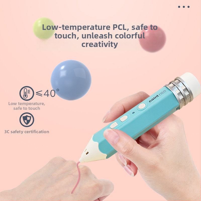 Sada 3D tlačiarenských pier pre deti – nízka teplota, DIY vzdelávacia hračka pre umenie a vedu (4–6 rokov)