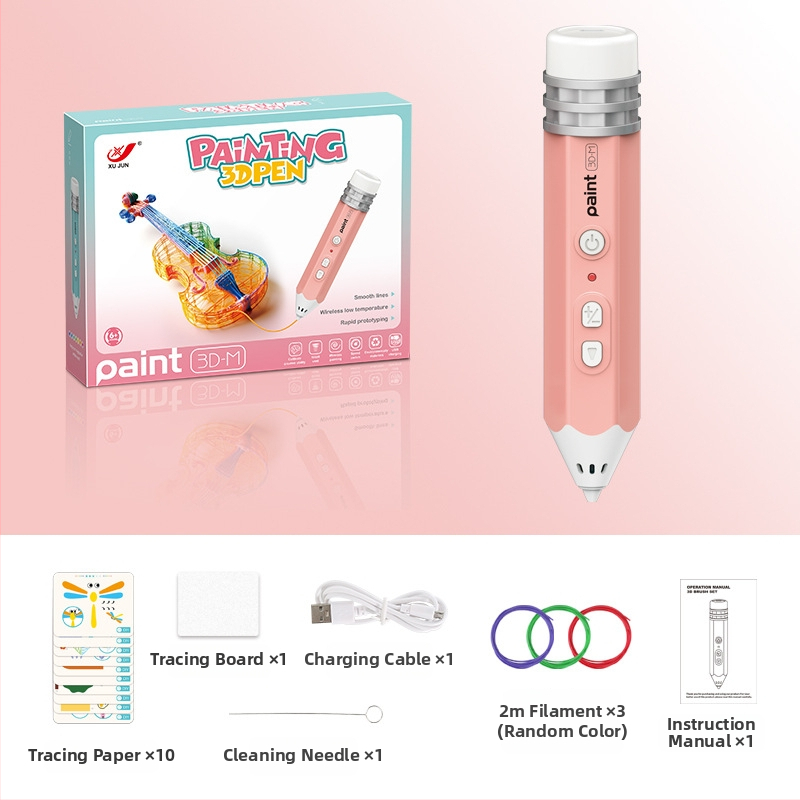 Σετ 3D στυλό εκτύπωσης για παιδιά – Χαμηλή θερμοκρασία, DIY εκπαιδευτικό παιχνίδι τέχνης και επιστήμης (4–6 ετών)