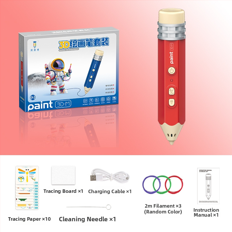 Σετ 3D στυλό εκτύπωσης για παιδιά – Χαμηλή θερμοκρασία, DIY εκπαιδευτικό παιχνίδι τέχνης και επιστήμης (4–6 ετών)