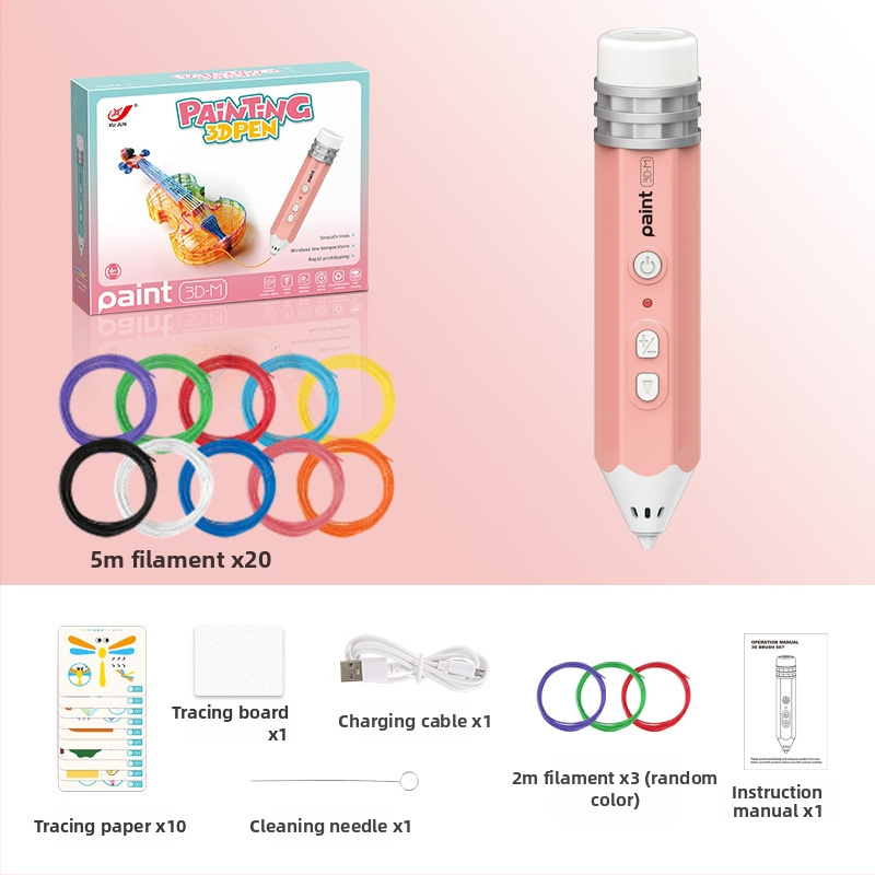 Σετ 3D στυλό εκτύπωσης για παιδιά – Χαμηλή θερμοκρασία, DIY εκπαιδευτικό παιχνίδι τέχνης και επιστήμης (4–6 ετών)