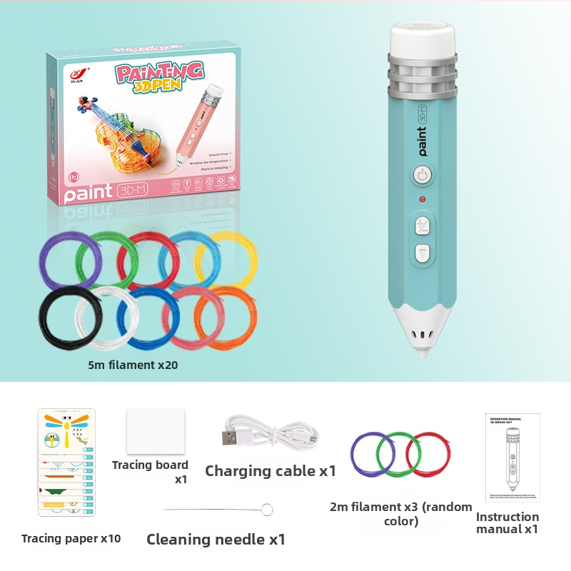 Σετ 3D στυλό εκτύπωσης για παιδιά – Χαμηλή θερμοκρασία, DIY εκπαιδευτικό παιχνίδι τέχνης και επιστήμης (4–6 ετών)