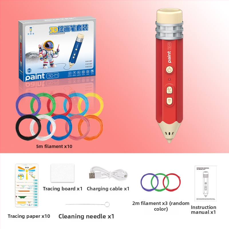 Σετ 3D στυλό εκτύπωσης για παιδιά – Χαμηλή θερμοκρασία, DIY εκπαιδευτικό παιχνίδι τέχνης και επιστήμης (4–6 ετών)