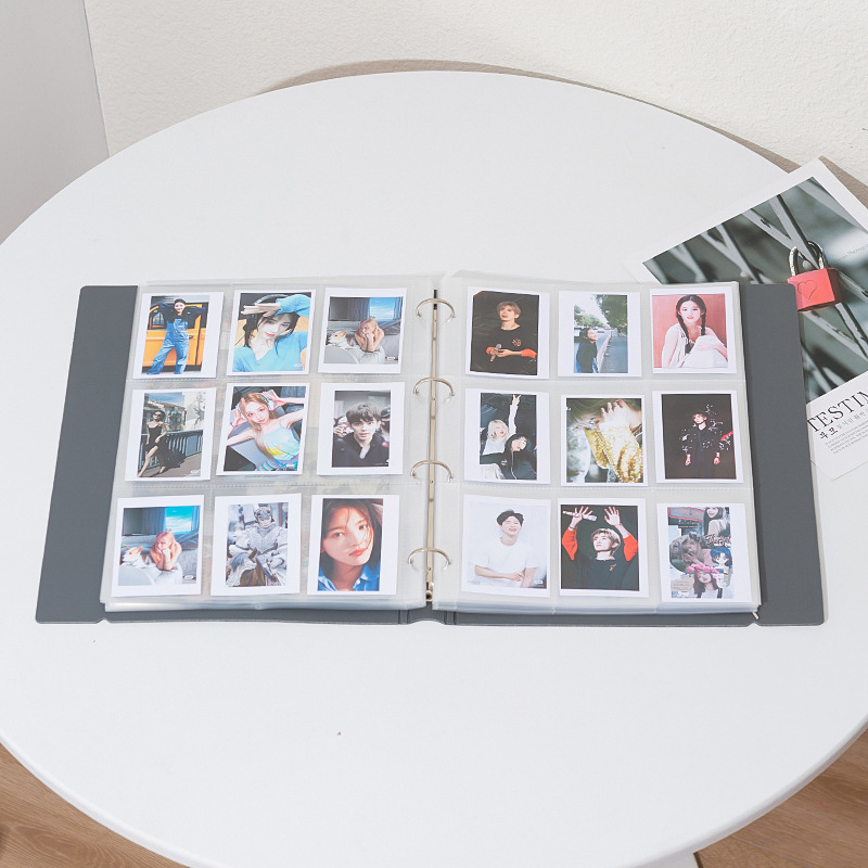 Memory years Elhúzható fotóalbum PP borítással, kilenc rekesz kártyákhoz és fényképekhez, igazolások tárolására, 10/20/30 oldal