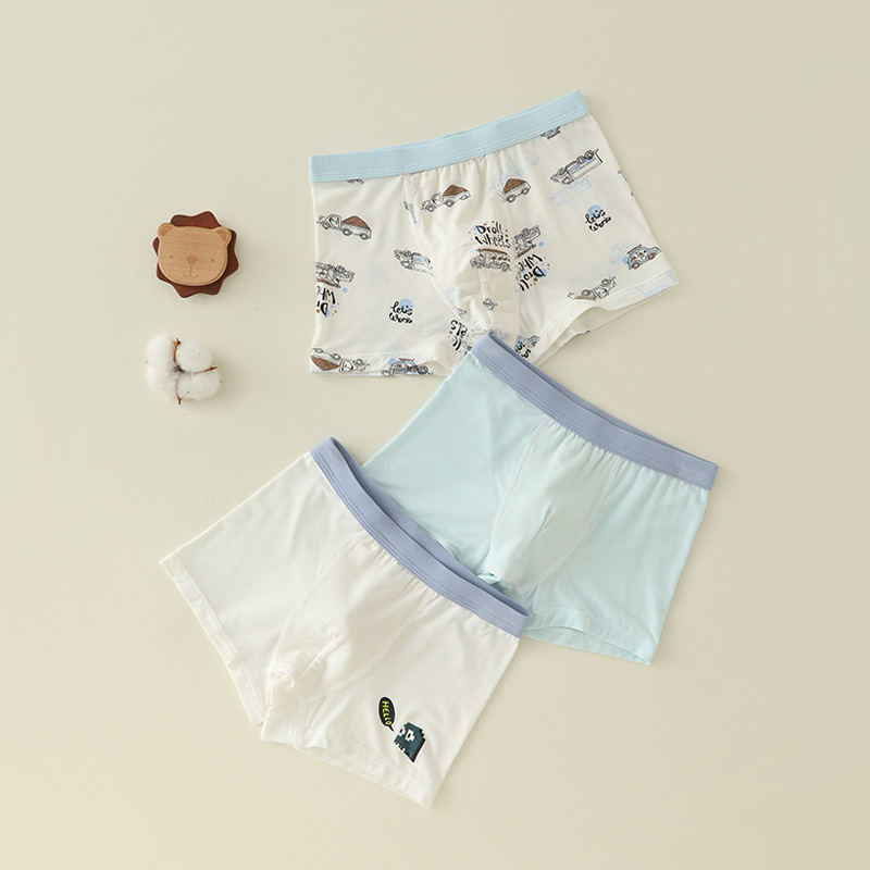 Muške dječje boxerice od Lenzing Modal – upijanje vlage, bez oznake, bez šavova, 92% Modal, 8% Spandex, Klasa A