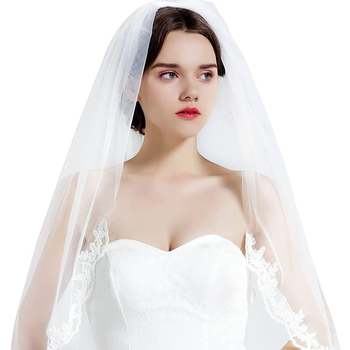 Tiara za kosu od mrežaste tkanine s motivom cvijeća, retro stil za mladenke, duljina do lakta