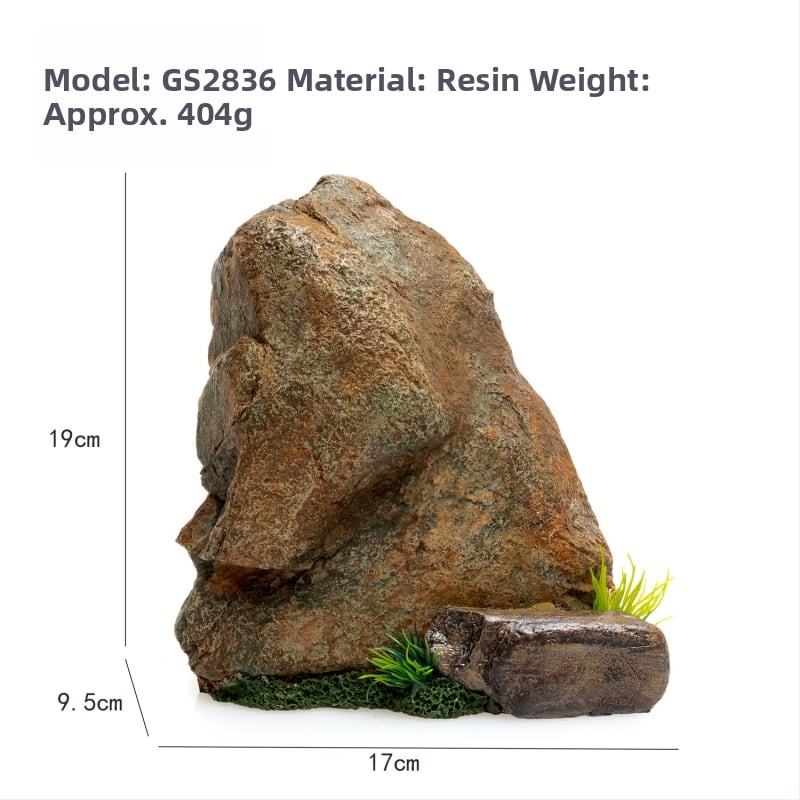 Σετ διακόσμησης ενυδρείου από ρητίνη για τοπίο ποταμού, 36 τεμάχια, μάρκα Jialmei