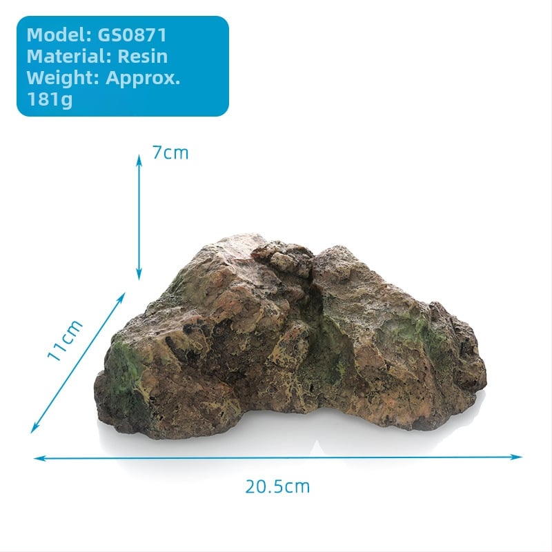 Σετ διακόσμησης ενυδρείου από ρητίνη για τοπίο ποταμού, 36 τεμάχια, μάρκα Jialmei