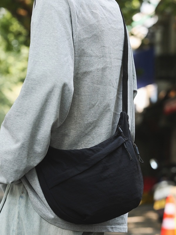 Dawn Energy Dumpling torba – ulični stil, najlon, zatvarač, poliester podstava, jedan remen za rame