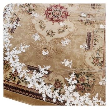 Mrežasti vjenčani dodatak za kosu s 3D cvjetovima, oblik U, stil kapela